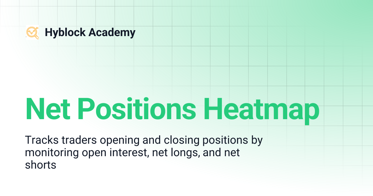 Net Positions Heatmap | Hyblock Academy